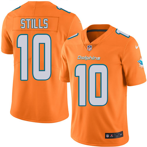 Nike Miami Dolphins #10 Kenny Stills Orange Youth Stitched NFL Limited Rush Jersey->youth nfl jersey->Youth Jersey
